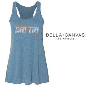 Orangetheory Dri tri DriTri Bella Canvas Flowy Racerback Tank Heather Teal